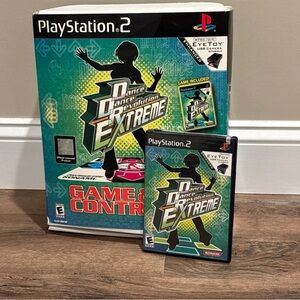 Sony PlayStation 2 Dance Dance Revolution Extreme - Green and Black